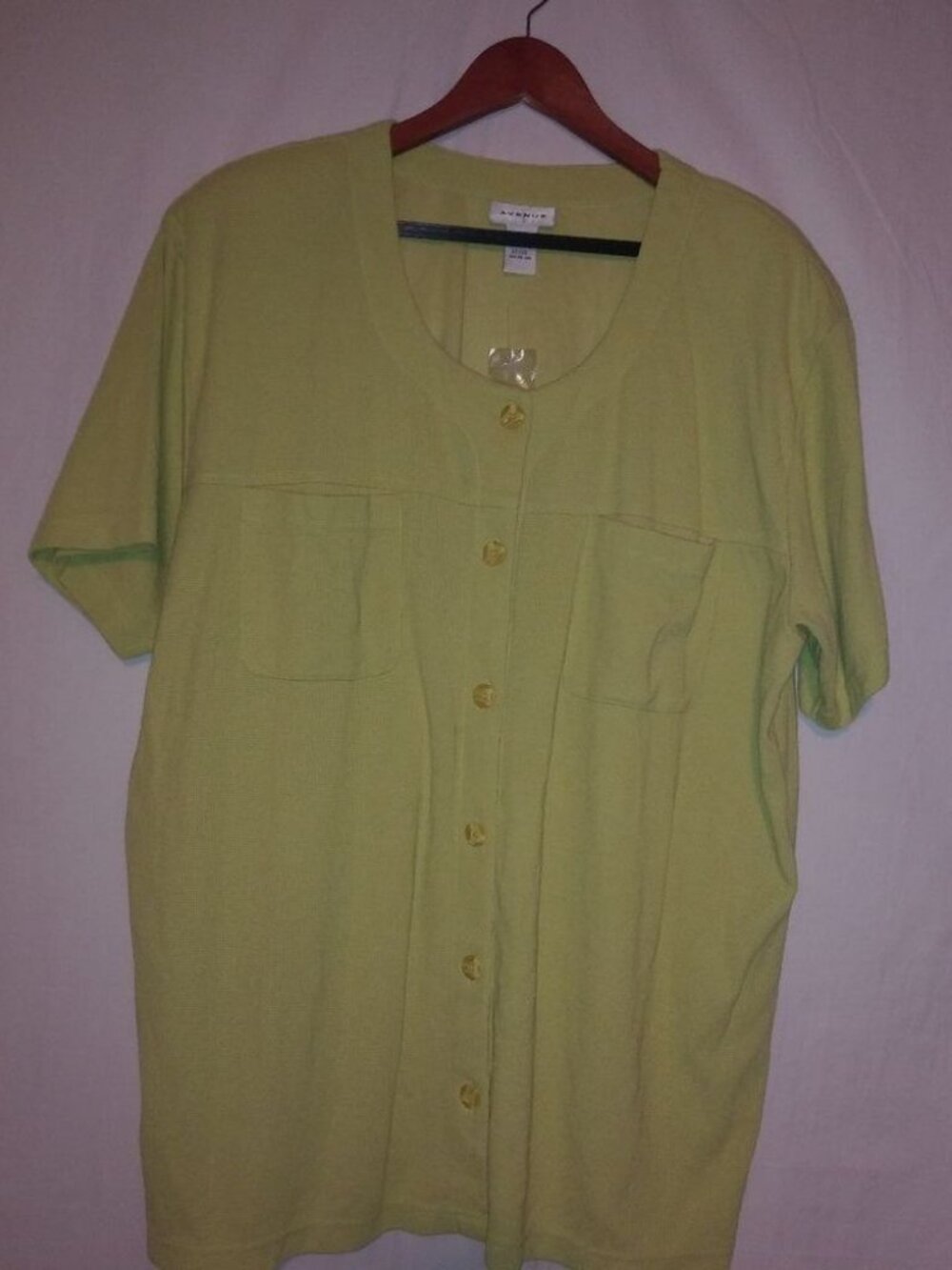 AVENUE 24 Lime Sport Jacket Top 22/24 Plus